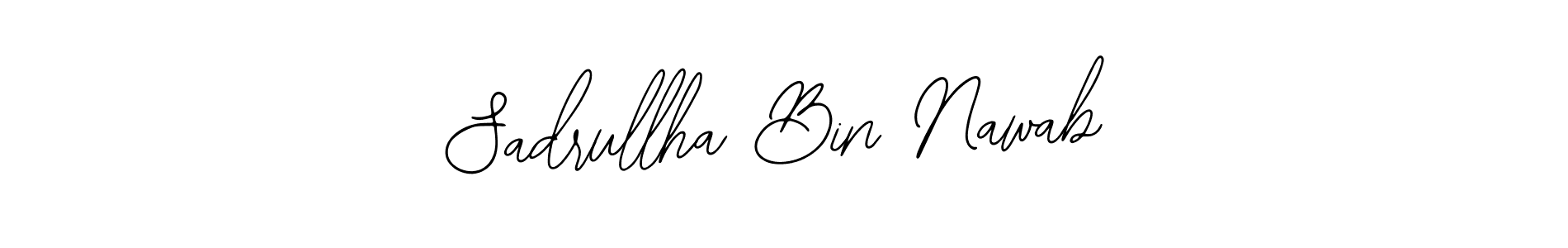 How to Draw Sadrullha Bin Nawab signature style? Bearetta-2O07w is a latest design signature styles for name Sadrullha Bin Nawab. Sadrullha Bin Nawab signature style 12 images and pictures png