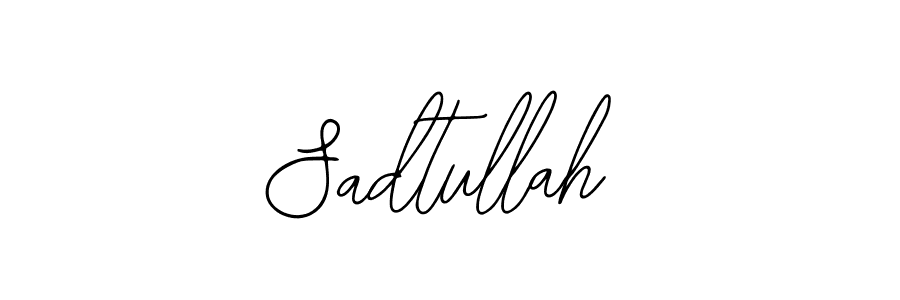 The best way (Bearetta-2O07w) to make a short signature is to pick only two or three words in your name. The name Sadtullah include a total of six letters. For converting this name. Sadtullah signature style 12 images and pictures png