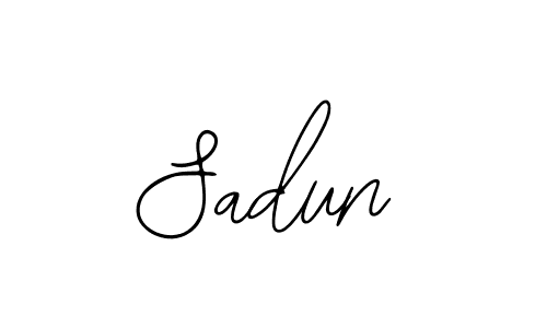 Make a beautiful signature design for name Sadun. With this signature (Bearetta-2O07w) style, you can create a handwritten signature for free. Sadun signature style 12 images and pictures png