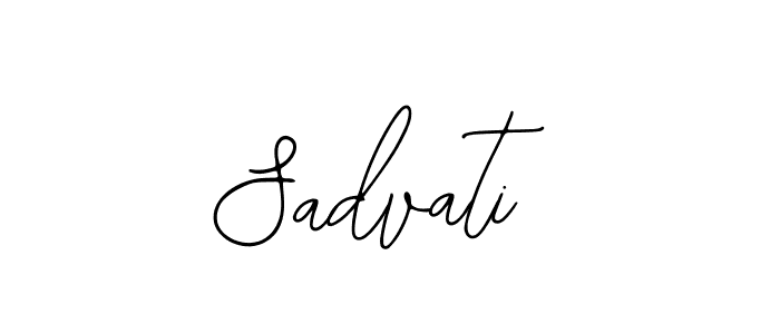 Make a beautiful signature design for name Sadvati. Use this online signature maker to create a handwritten signature for free. Sadvati signature style 12 images and pictures png