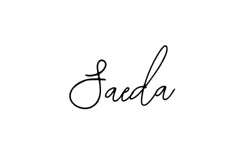 if you are searching for the best signature style for your name Saeda. so please give up your signature search. here we have designed multiple signature styles  using Bearetta-2O07w. Saeda signature style 12 images and pictures png