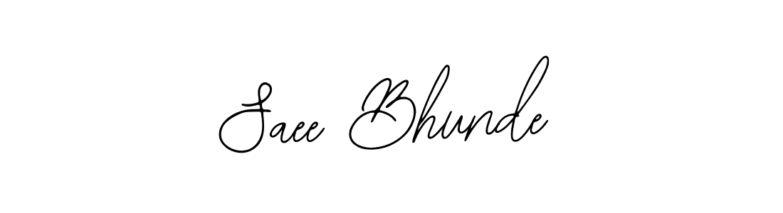 The best way (Bearetta-2O07w) to make a short signature is to pick only two or three words in your name. The name Saee Bhunde include a total of six letters. For converting this name. Saee Bhunde signature style 12 images and pictures png