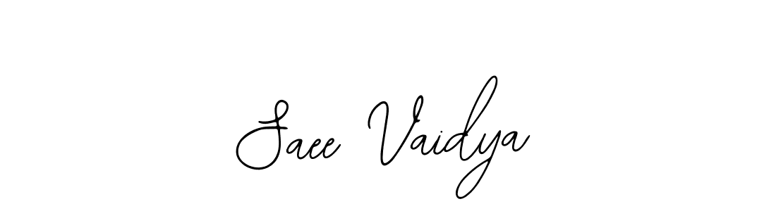 Make a beautiful signature design for name Saee Vaidya. Use this online signature maker to create a handwritten signature for free. Saee Vaidya signature style 12 images and pictures png