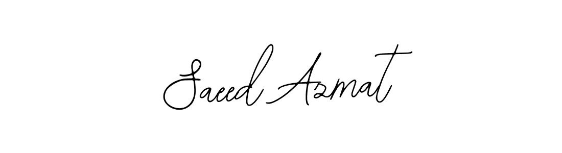 It looks lik you need a new signature style for name Saeed Azmat. Design unique handwritten (Bearetta-2O07w) signature with our free signature maker in just a few clicks. Saeed Azmat signature style 12 images and pictures png