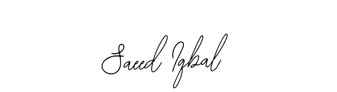 How to make Saeed Iqbal signature? Bearetta-2O07w is a professional autograph style. Create handwritten signature for Saeed Iqbal name. Saeed Iqbal signature style 12 images and pictures png