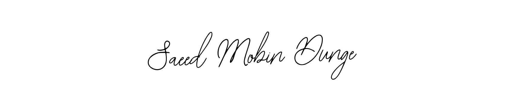 How to make Saeed Mobin Dunge signature? Bearetta-2O07w is a professional autograph style. Create handwritten signature for Saeed Mobin Dunge name. Saeed Mobin Dunge signature style 12 images and pictures png