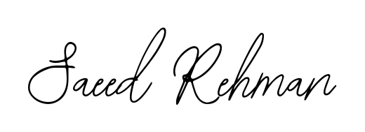 A classic penmanship look for Saeed Rehman. The Bearetta-2O07w font brings timeless elegance and confidence to every signed document. Saeed Rehman signature style 12 images and pictures png