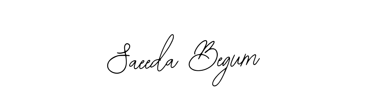 How to make Saeeda Begum signature? Bearetta-2O07w is a professional autograph style. Create handwritten signature for Saeeda Begum name. Saeeda Begum signature style 12 images and pictures png