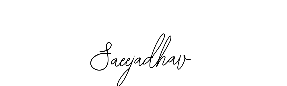 Design your own signature with our free online signature maker. With this signature software, you can create a handwritten (Bearetta-2O07w) signature for name Saeejadhav. Saeejadhav signature style 12 images and pictures png