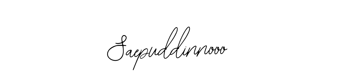 How to make Saepuddinnooo name signature. Use Bearetta-2O07w style for creating short signs online. This is the latest handwritten sign. Saepuddinnooo signature style 12 images and pictures png