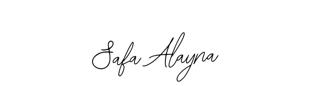 The best way (Bearetta-2O07w) to make a short signature is to pick only two or three words in your name. The name Safa Alayna include a total of six letters. For converting this name. Safa Alayna signature style 12 images and pictures png