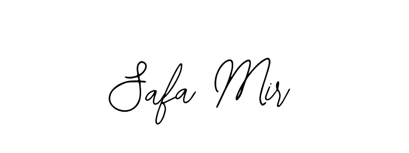 Design your own signature with our free online signature maker. With this signature software, you can create a handwritten (Bearetta-2O07w) signature for name Safa Mir. Safa Mir signature style 12 images and pictures png