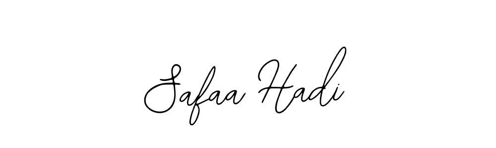 Make a beautiful signature design for name Safaa Hadi. Use this online signature maker to create a handwritten signature for free. Safaa Hadi signature style 12 images and pictures png