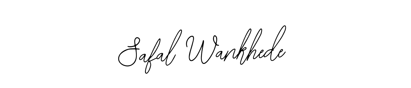 You can use this online signature creator to create a handwritten signature for the name Safal Wankhede. This is the best online autograph maker. Safal Wankhede signature style 12 images and pictures png