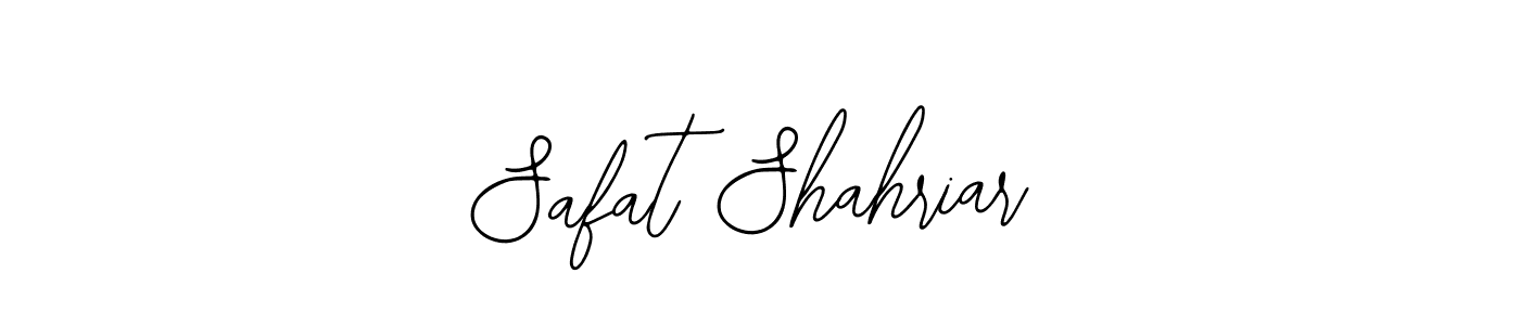 The best way (Bearetta-2O07w) to make a short signature is to pick only two or three words in your name. The name Safat Shahriar include a total of six letters. For converting this name. Safat Shahriar signature style 12 images and pictures png