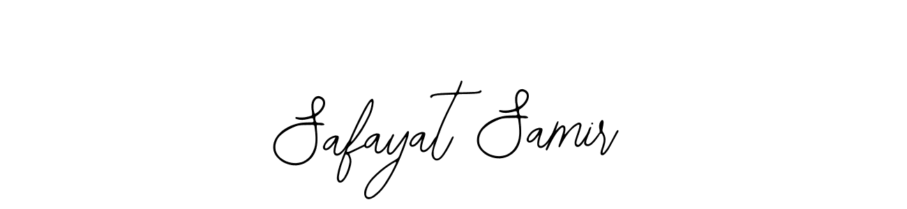 Bearetta-2O07w is a professional signature style that is perfect for those who want to add a touch of class to their signature. It is also a great choice for those who want to make their signature more unique. Get Safayat Samir name to fancy signature for free. Safayat Samir signature style 12 images and pictures png