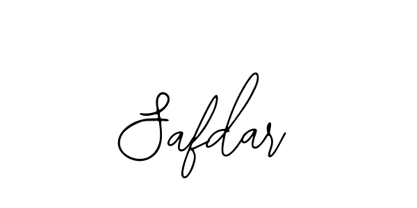 How to make Safdar name signature. Use Bearetta-2O07w style for creating short signs online. This is the latest handwritten sign. Safdar signature style 12 images and pictures png