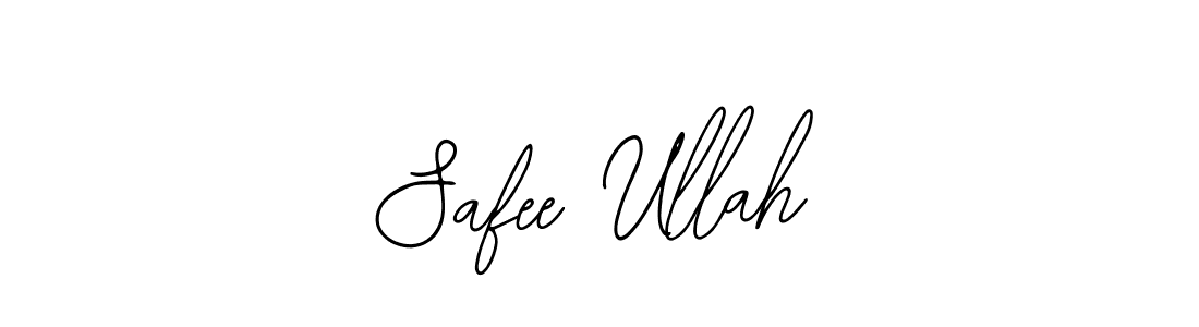 How to make Safee Ullah name signature. Use Bearetta-2O07w style for creating short signs online. This is the latest handwritten sign. Safee Ullah signature style 12 images and pictures png