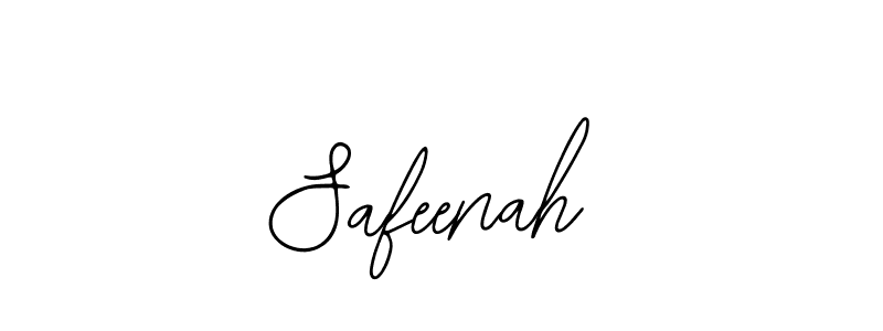 Use a signature maker to create a handwritten signature online. With this signature software, you can design (Bearetta-2O07w) your own signature for name Safeenah. Safeenah signature style 12 images and pictures png