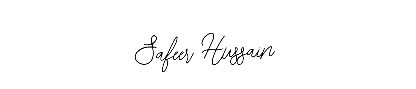 Create a beautiful signature design for name Safeer Hussain. With this signature (Bearetta-2O07w) fonts, you can make a handwritten signature for free. Safeer Hussain signature style 12 images and pictures png