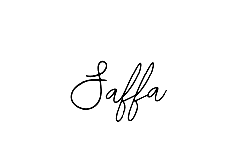 Design your own signature with our free online signature maker. With this signature software, you can create a handwritten (Bearetta-2O07w) signature for name Saffa. Saffa signature style 12 images and pictures png