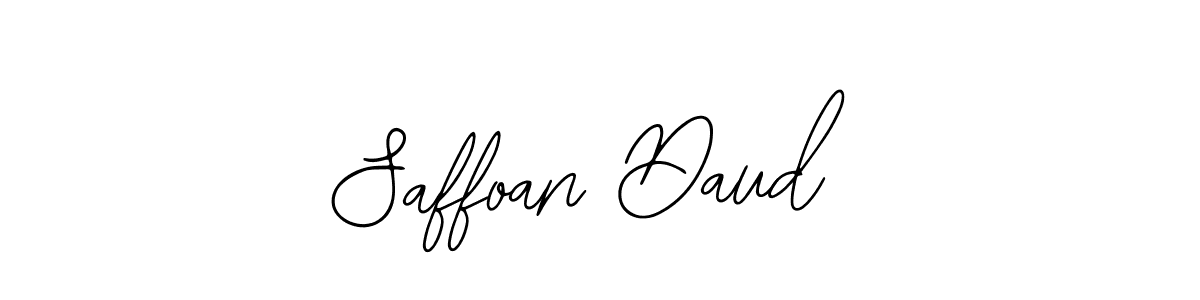 Use a signature maker to create a handwritten signature online. With this signature software, you can design (Bearetta-2O07w) your own signature for name Saffoan Daud. Saffoan Daud signature style 12 images and pictures png