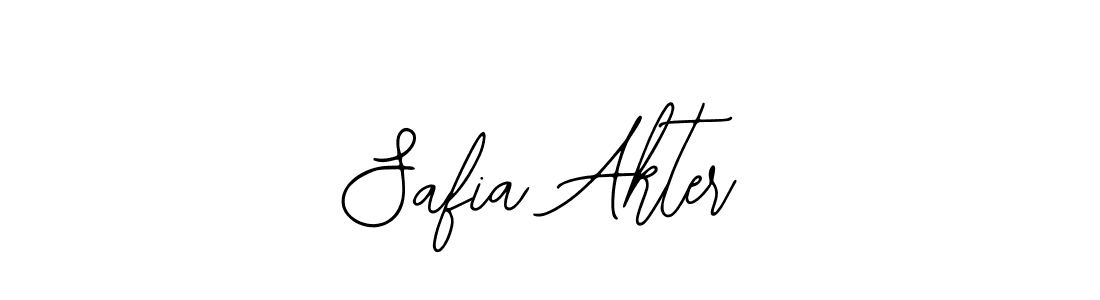 Use a signature maker to create a handwritten signature online. With this signature software, you can design (Bearetta-2O07w) your own signature for name Safia Akter. Safia Akter signature style 12 images and pictures png