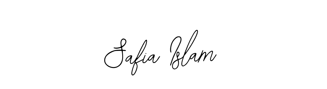 Use a signature maker to create a handwritten signature online. With this signature software, you can design (Bearetta-2O07w) your own signature for name Safia Islam. Safia Islam signature style 12 images and pictures png