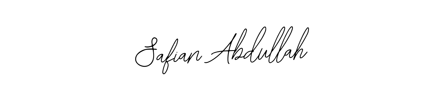Safian Abdullah stylish signature style. Best Handwritten Sign (Bearetta-2O07w) for my name. Handwritten Signature Collection Ideas for my name Safian Abdullah. Safian Abdullah signature style 12 images and pictures png