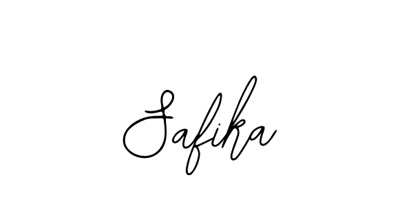 Use a signature maker to create a handwritten signature online. With this signature software, you can design (Bearetta-2O07w) your own signature for name Safika. Safika signature style 12 images and pictures png