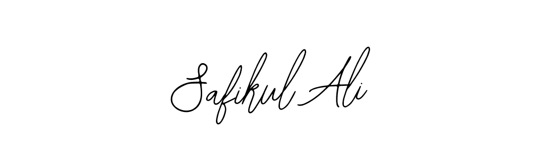 You should practise on your own different ways (Bearetta-2O07w) to write your name (Safikul Ali) in signature. don't let someone else do it for you. Safikul Ali signature style 12 images and pictures png