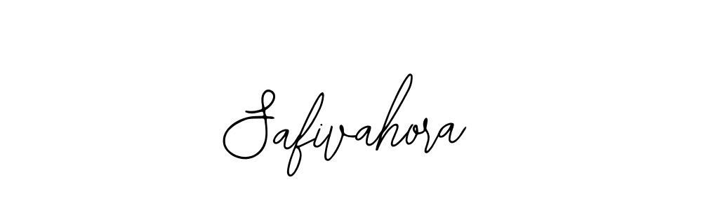 How to make Safivahora signature? Bearetta-2O07w is a professional autograph style. Create handwritten signature for Safivahora name. Safivahora signature style 12 images and pictures png