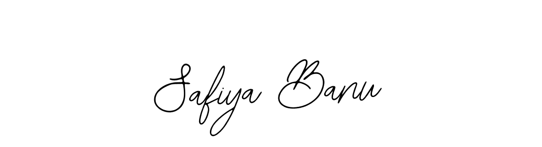 How to make Safiya Banu name signature. Use Bearetta-2O07w style for creating short signs online. This is the latest handwritten sign. Safiya Banu signature style 12 images and pictures png