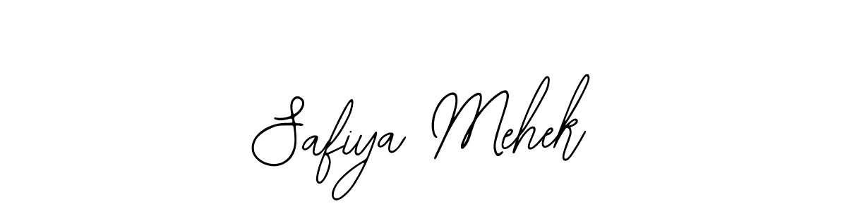 Use a signature maker to create a handwritten signature online. With this signature software, you can design (Bearetta-2O07w) your own signature for name Safiya Mehek. Safiya Mehek signature style 12 images and pictures png