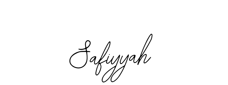 How to make Safiyyah name signature. Use Bearetta-2O07w style for creating short signs online. This is the latest handwritten sign. Safiyyah signature style 12 images and pictures png