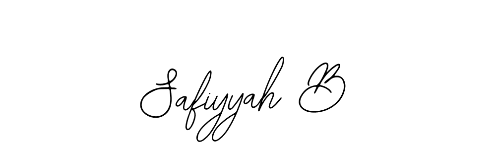 It looks lik you need a new signature style for name Safiyyah B. Design unique handwritten (Bearetta-2O07w) signature with our free signature maker in just a few clicks. Safiyyah B signature style 12 images and pictures png