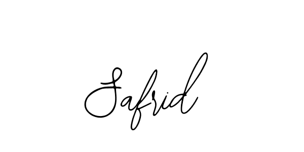 How to make Safrid name signature. Use Bearetta-2O07w style for creating short signs online. This is the latest handwritten sign. Safrid signature style 12 images and pictures png
