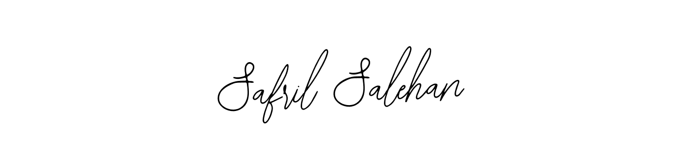 You should practise on your own different ways (Bearetta-2O07w) to write your name (Safril Salehan) in signature. don't let someone else do it for you. Safril Salehan signature style 12 images and pictures png