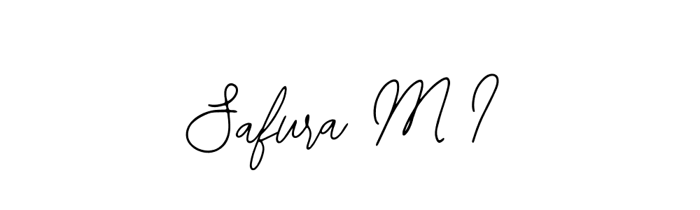 How to make Safura M I signature? Bearetta-2O07w is a professional autograph style. Create handwritten signature for Safura M I name. Safura M I signature style 12 images and pictures png