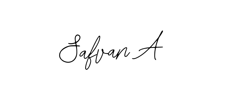 Safvan A stylish signature style. Best Handwritten Sign (Bearetta-2O07w) for my name. Handwritten Signature Collection Ideas for my name Safvan A. Safvan A signature style 12 images and pictures png