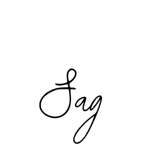 How to make Sag signature? Bearetta-2O07w is a professional autograph style. Create handwritten signature for Sag name. Sag signature style 12 images and pictures png