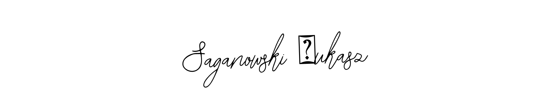Design your own signature with our free online signature maker. With this signature software, you can create a handwritten (Bearetta-2O07w) signature for name Saganowski Łukasz. Saganowski Łukasz signature style 12 images and pictures png