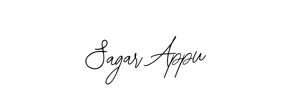 Create a beautiful signature design for name Sagar Appu. With this signature (Bearetta-2O07w) fonts, you can make a handwritten signature for free. Sagar Appu signature style 12 images and pictures png