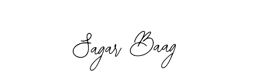 You should practise on your own different ways (Bearetta-2O07w) to write your name (Sagar Baag) in signature. don't let someone else do it for you. Sagar Baag signature style 12 images and pictures png