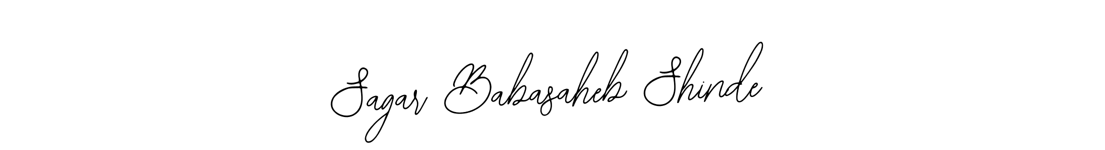 How to make Sagar Babasaheb Shinde name signature. Use Bearetta-2O07w style for creating short signs online. This is the latest handwritten sign. Sagar Babasaheb Shinde signature style 12 images and pictures png