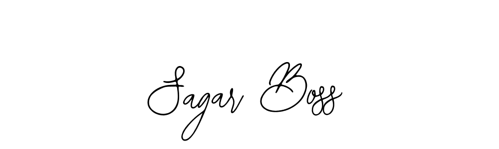 Sagar Boss stylish signature style. Best Handwritten Sign (Bearetta-2O07w) for my name. Handwritten Signature Collection Ideas for my name Sagar Boss. Sagar Boss signature style 12 images and pictures png