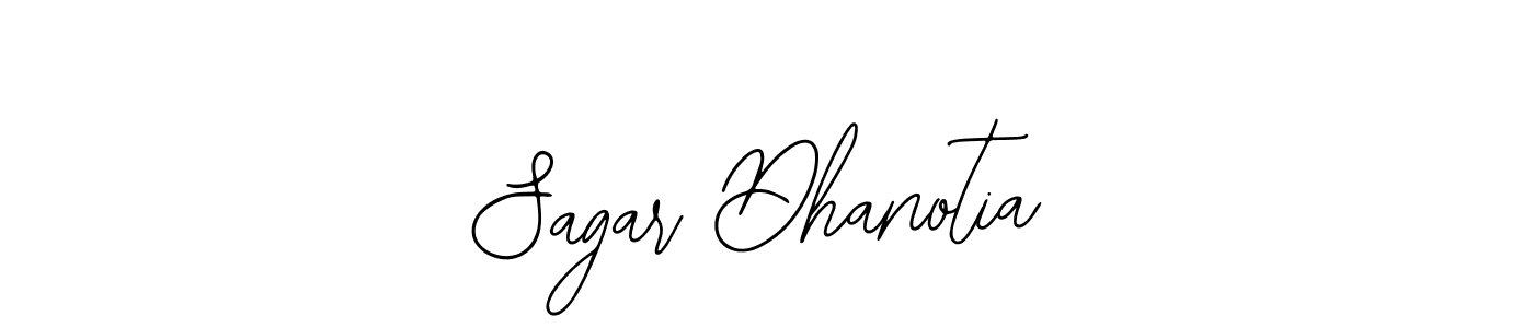 How to make Sagar Dhanotia name signature. Use Bearetta-2O07w style for creating short signs online. This is the latest handwritten sign. Sagar Dhanotia signature style 12 images and pictures png