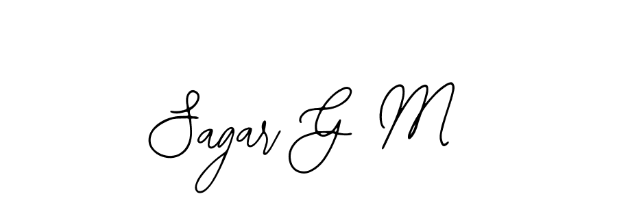 It looks lik you need a new signature style for name Sagar G M. Design unique handwritten (Bearetta-2O07w) signature with our free signature maker in just a few clicks. Sagar G M signature style 12 images and pictures png