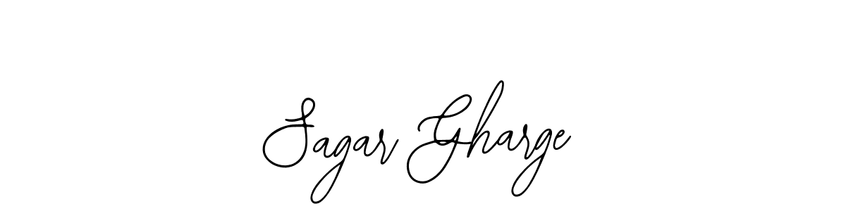 Also You can easily find your signature by using the search form. We will create Sagar Gharge name handwritten signature images for you free of cost using Bearetta-2O07w sign style. Sagar Gharge signature style 12 images and pictures png