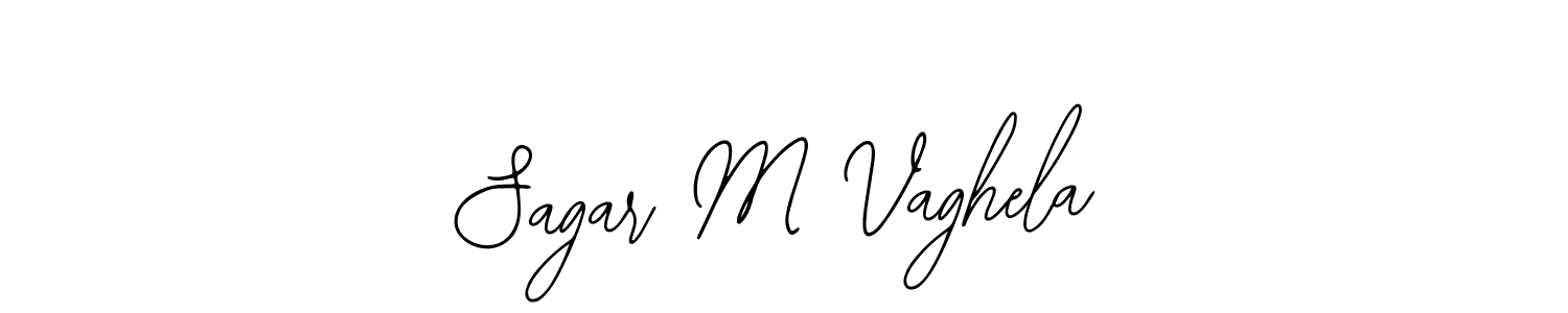 Make a beautiful signature design for name Sagar M Vaghela. Use this online signature maker to create a handwritten signature for free. Sagar M Vaghela signature style 12 images and pictures png